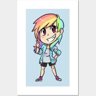 Chibi Rainbow Dash Posters and Art